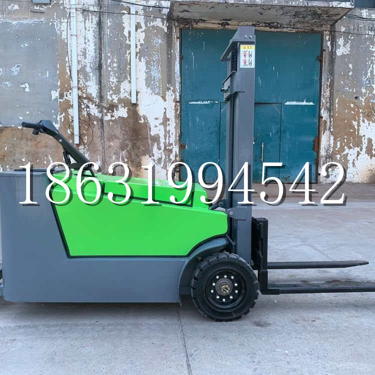 罗定市小型电动叉车1吨2吨步行站驾式电瓶堆高充电装卸车液压升降车铲车